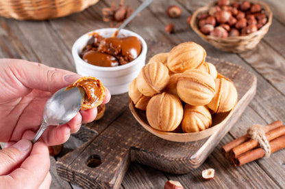 Walnut Caramel Cookies — Oreshki (Homemade, Fresh to Order)
